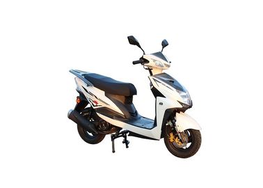 China Weiße Plastikkörper-gasbetriebene Moped-Roller-Aluminiumrad-Eisen-Schalldämpfer fournisseur