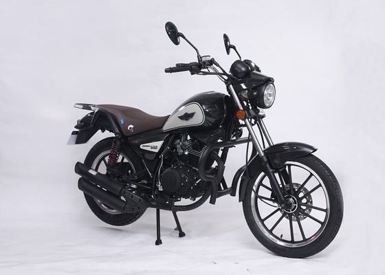 China Straßen-legales Motorrad-stabile dauerhafte Rahmen-Schwarz-Farbe CDI-Zündungs-125cc fournisseur