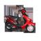 Weiße und rote Farbe zwei drehen Gas-Moped-Roller 3,6 Drehmoment Nanometers/7500 U/min fournisseur