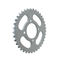 37 Zahn-hinteres Kettenkettenrad-Eisen-materielle Verschleißfestigkeit für Gruben-Fahrrad fournisseur
